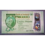 Northern Ireland 20 Pounds 2017 UNC