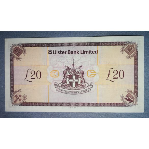 Northern Ireland UBL 20 Pounds 2007 XF+