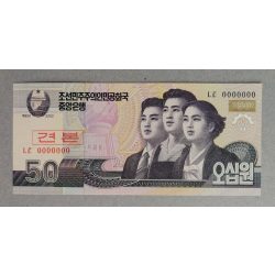 Észak-Korea 50 Won 2002 UNC minta