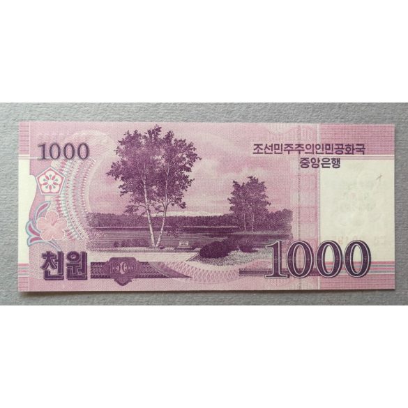 North Korea 1000 Won 2018 UNC