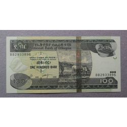 Etiópia 100 Birr 2008 UNC