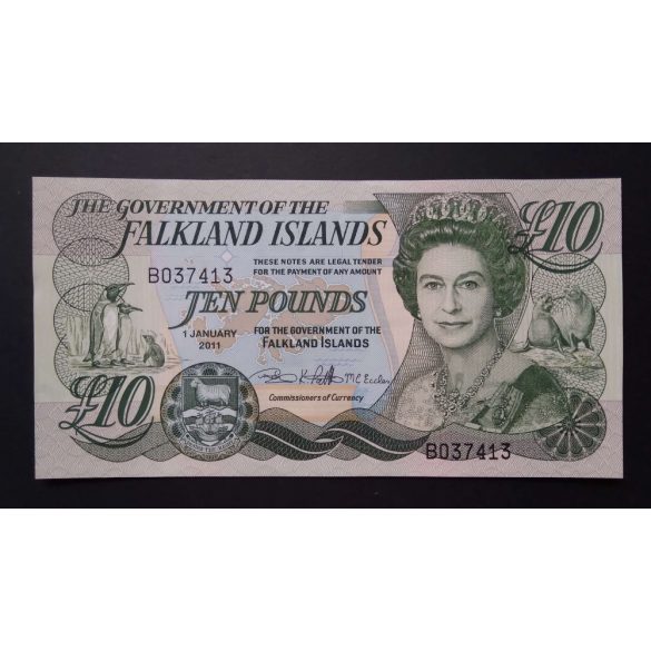 Falkland Islands 10 Pounds 2011 Unc