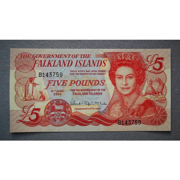 Falkland-szigetek 5 Pounds 2005 UNC-