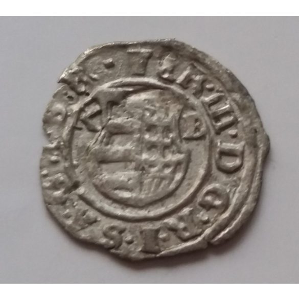 Hungary Ferdinand III. Denar 1646 0,421 g silver