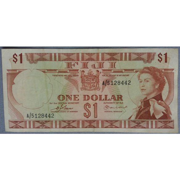 Fidzsi-szigetek 1 Dollar 1974 F