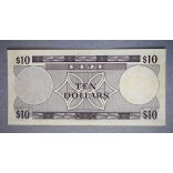 Fiji 10 Dollars 1974 VF