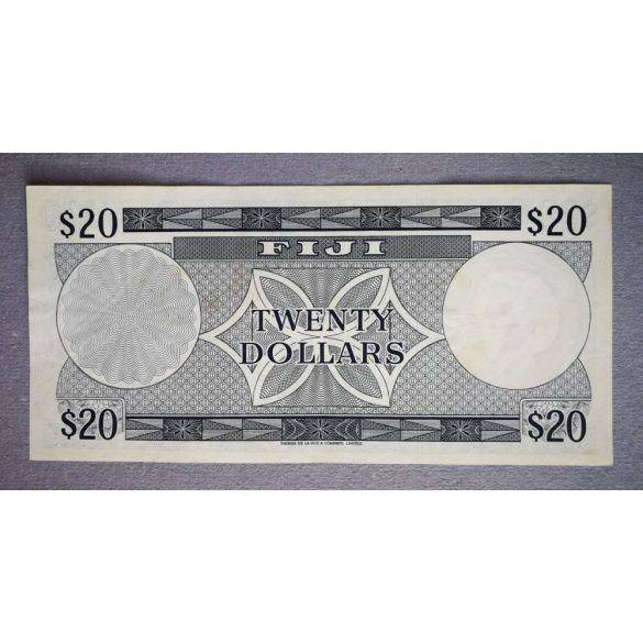 Fiji 20 Dollars 1974 VF