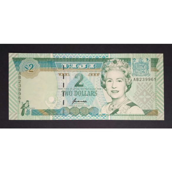 Fiji Islands 2 Dollars 2000 Unc