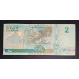 Fiji Islands 2 Dollars 2000 Unc