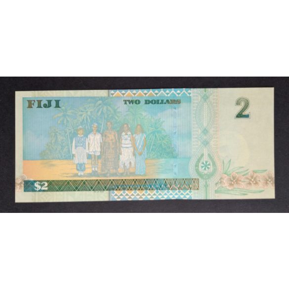 Fiji 2 Dollars 2002 Unc