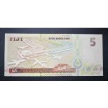 Fiji 5 Dollars 2002 Unc
