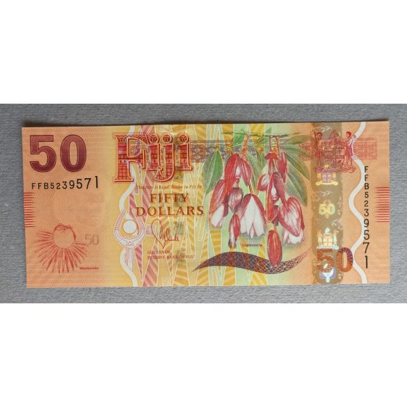 Fiji 50 Dollars 2012 Unc