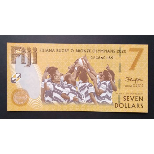 Fiji 7 Dollars 2020 Unc