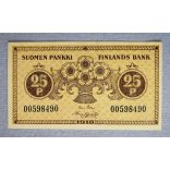 Finland 25 Pennia 1918 VF+