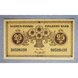 Finland 25 Pennia 1918 VF+