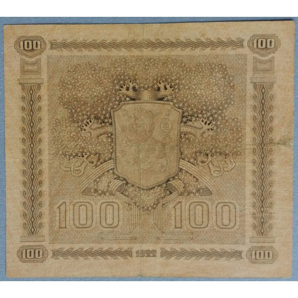 Finland 100 Markkaa 1922 VF