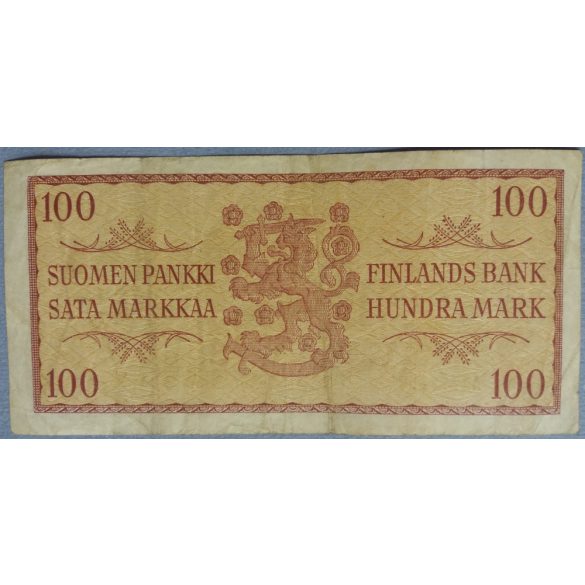 Finnország 100 Markkaa 1957 F