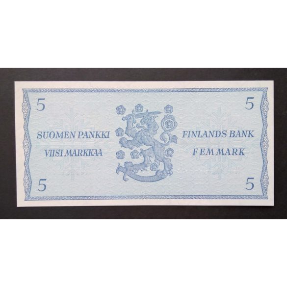 Finland 5 Markkaa 1963 P-106Aa.39 Unc