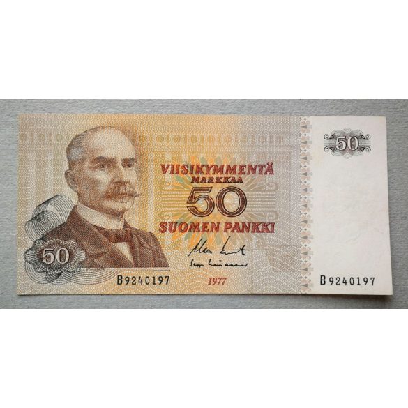 Finnország 50 Markkaa 1977 VF+