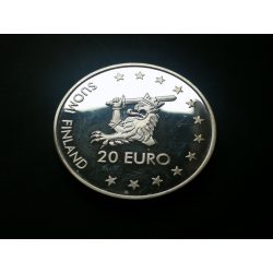 Finnország 20 Euro Olavinlinna 1996 26,8 g ezüst PP
