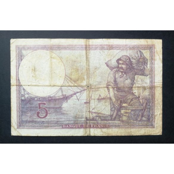 France 5 Francs 1921 VG+