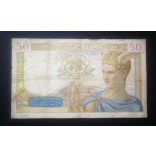 France 50 Francs 1937 VG