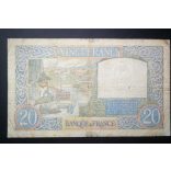 France 20 Francs 1940 VG
