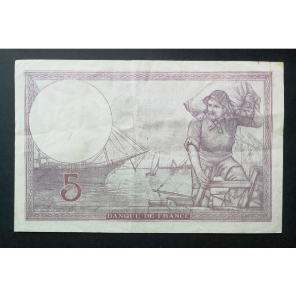France 5 Francs 1940 VF