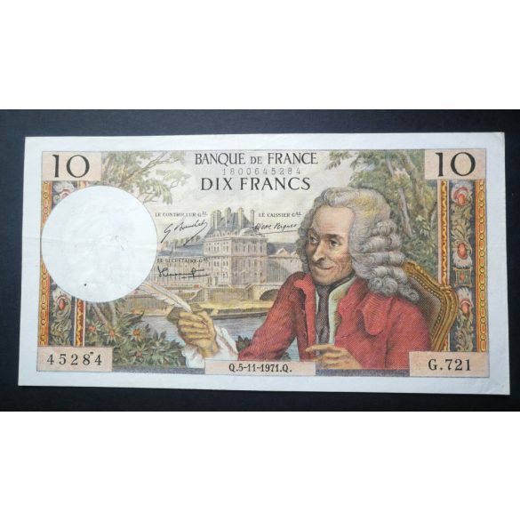 France 10 Francs 1971 VF