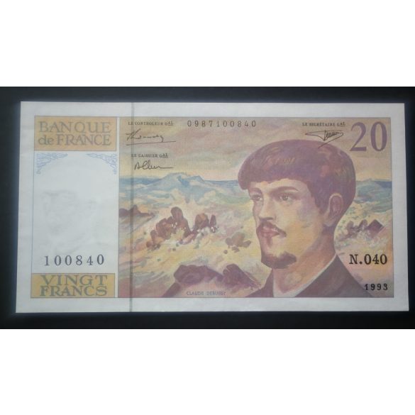 Franciaország 20 Francs 1993 XF+