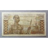 Francia Egyenlítői-Afrika 20 Francs 1947 restaurált