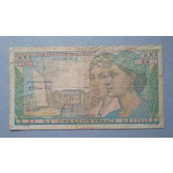 French Equatorial Africa 500 Francs 1949 VG