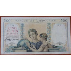 Francia Indokína 500 Piastres 1939 minimálisan restaurált