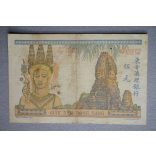 Francia Indokína 5 Piastres 1946 F