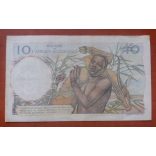 Francia Nyugat-Afrika 10 Francs 1946 VF-