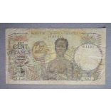 Francia Nyugat-Afrika 100 Francs 1951 F-