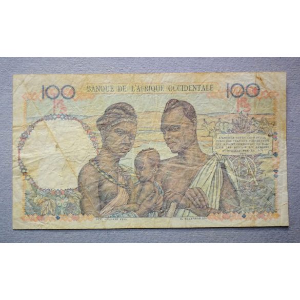 Francia Nyugat-Afrika 100 Francs 1951 F-