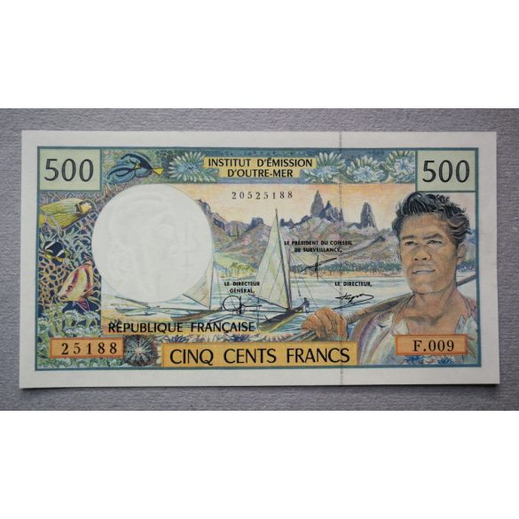 French Pacific Territories 500 Francs 2000 UNC