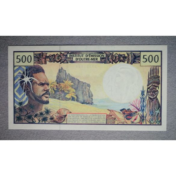 French Pacific Territories 500 Francs 2000 UNC