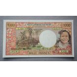 French Pacific Territories 1000 Francs 1996 UNC-