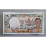 French Pacific Territories PAPEETE Tahiti 500 Francs 1979 UNC