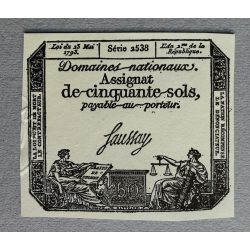 Franciaország 50 Sols 1793 Unc