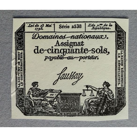 France 50 Sols 1793 Unc