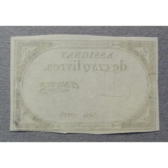 France 5 Livres 1793 Unc