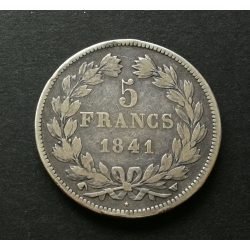 Franciaország 5 Francs 1841  24,8 g ezüst