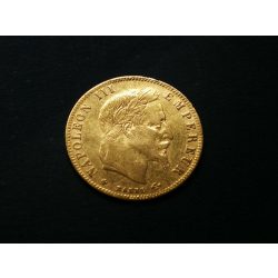 Franciaország 5 Francs 1862 BB 1,6 g arany