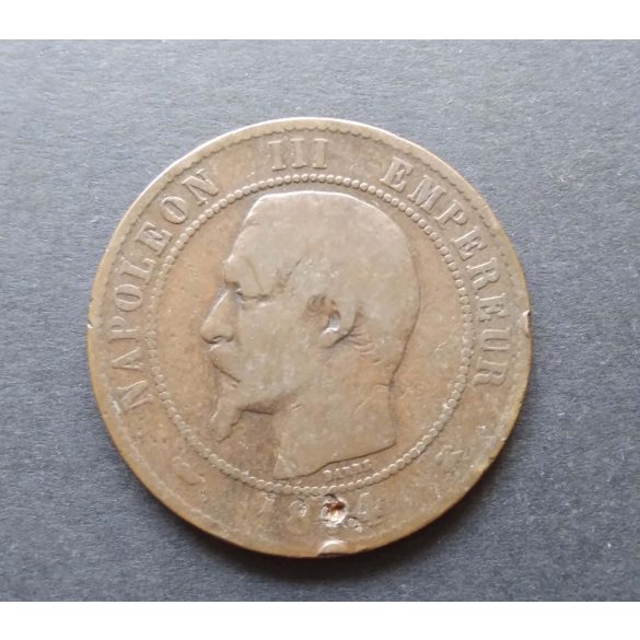 Franciaország 10 Centimes 1864