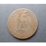 France 10 Centimes 1864