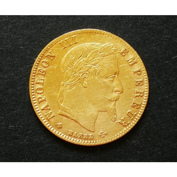 France III. Napoleon 5 Francs 1864 A 1.61 g gold