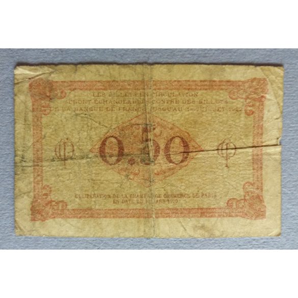 France 50 Centimes 1920